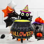 1pc/2pcs Halloween Spider Medicinal Pot Balloon for Halloween Party, Birthday Party, Horror and Weird Atmosphere Decoration
