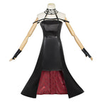 Yor Forger Cosplay Costume Headband Elastic Thigh Stockings Tights Highs Wig Earrings Yor Forger Dress Full Set for Comic Con