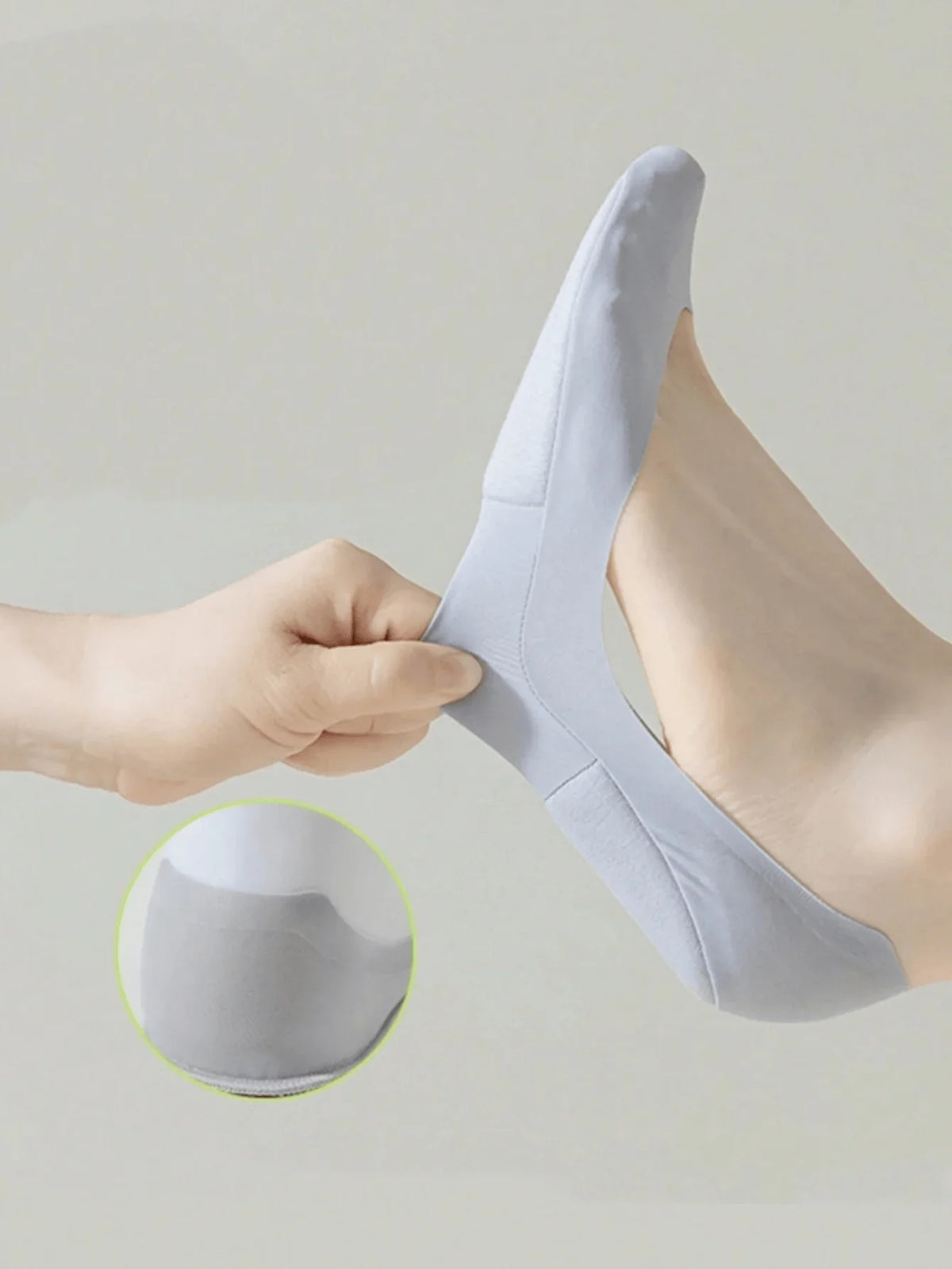 Women's Boat Socks for Plantar Fasciitis | Shock-Absorbing Insoles, Invisible Non-Slip Foot Pads for Comfortable Support
