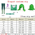 Movie Joy Disgust Cosplay Costume for Women Dress Halloween Costume Joy Disgust Outfits for Women Role Play