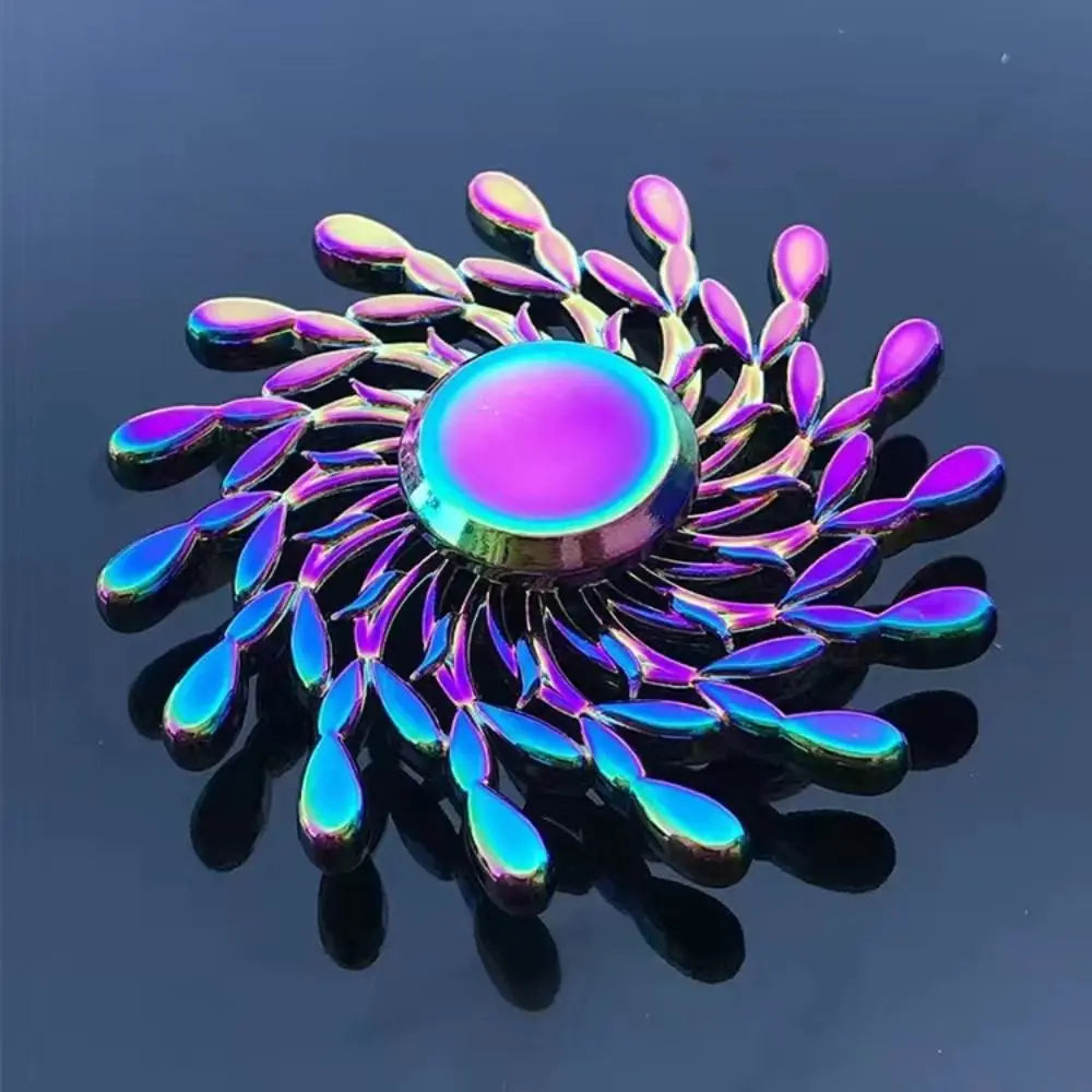 Dragon Wings Hand Spinner Alloy Low Noise Metal Rainbow Finger Spinner Anti-Anxiety High Speed Fingertip Gyro Birthday Gift