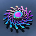 Dragon Wings Hand Spinner Alloy Low Noise Metal Rainbow Finger Spinner Anti-Anxiety High Speed Fingertip Gyro Birthday Gift