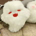 Game Genshin Impact Wanderer Hutao Cosplay Keychain Ghost Pendant Plush Doll Key Rings Accessories Gifts