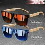 Fashion Vintage Square Square Frame Sunglasses Men Women Fishing Driving Man Luxury Brand Designer Sun Glasses UV400 Eyewear