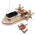 DIY STEM Science 3D Wooden Car & Boat Assembly Kit for Kids