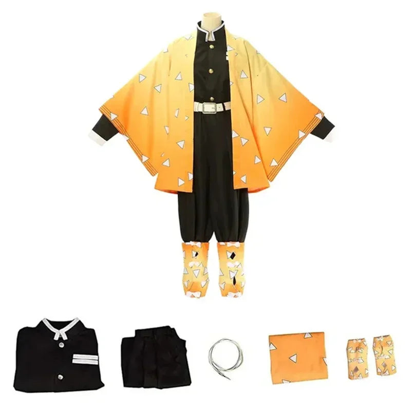 New Demon Slayer Cosplay Tanjiro Nezuko Cosplay Kids Shinobu Costume Japanese Anime Cartoon Halloween Costume Christmas Gifts