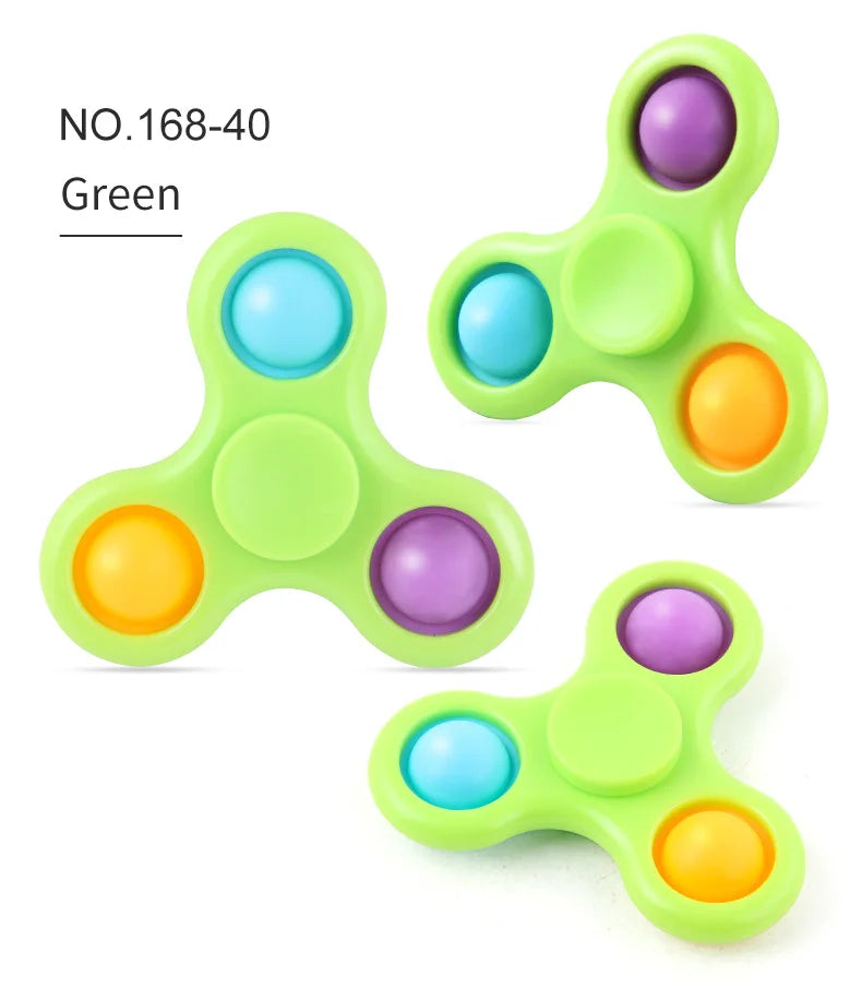 New Fidget Spinner Toys Hand Fingertip Multi-color Spnining Top Stress Relief Decompression Adults Toy Gifts for Boys Girls
