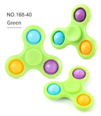 New Fidget Spinner Toys Hand Fingertip Multi-color Spnining Top Stress Relief Decompression Adults Toy Gifts for Boys Girls