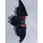 Plush Black Bat Keychain Gothic Transformable Bat Key Ring Pendant Backpack Bag Purse Charm Halloween Gift Gothic Bat Keyring