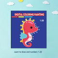 Line drawing, children's doodle books, learning numbers, early education to improve grades, fun drawing games, holiday gifts