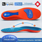 Orthopedic Insoles for Feet Sport Shock-absorbing Insole for Shoes Arch Support Plantar Fasciitis Templates Pads Men Women Sole