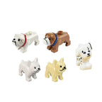 MOC Animal Scene Building Blocks Zoo Ducks Cat Dog Penguin Eagle Dove Wolf Bear Deer Shark Snake Mice Sheep DIY Toys Bricks K055