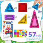 Mini Magnetic Tile Toys, with a Metal Box for Easy Portability, Magnetic Building Blocks That Can Be Played with Anywhere, Convenient Storage, Suitable for Holiday or Birthday Gifts