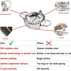 Stainless Steel Dumpling Maker Dumpling Skin Mold Ravioli Maker Press Pie Making Press Wrapper Pastry Maker Kitchen Accessories