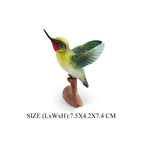 Simulation Bird Animal Kingfisher Robin Magpie Pigeon Hummingbird Model Action Figure Garden Decoration Miniature Figurines Toys