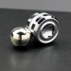 Adult Desktop Stress Relief Metal Fidget Toy Decompression Hypnosis Rotary Gyro Fingertip Toy Kinetic Round Spinner Kids Gift