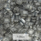 200PCS 1x1 Transparent Clear Colorful Bricks Flat Tile Smooth Building Blocks DIY Educational Creative Parts Toy for Kids 3070