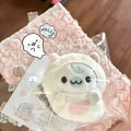 Cute Plush Seal Crochet Keychain Sunflower Bag Charm