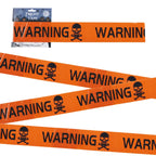 Halloween Warning Tape Signs Halloween Props Window Prop Party Danger Warning line 580x8.5cm Halloween Decoration Witch Balloons