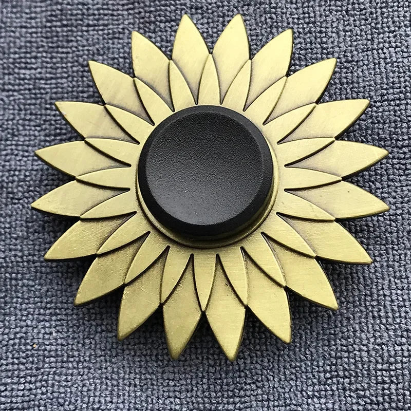 New Bronze Metal Alloy Fidget Spinner R188 Mute Bearing Hand Spinner Fingertip Gyro Stress Relief Toys Gifts