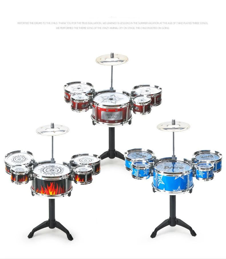 Drums, jazz drums, music enlightenment for children and babies, toys, imitation Musical Instruments, beginners practicing Musica