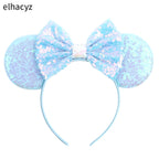 2026 Chic Embroidery Sequin Ears Headband Classical DOT Bow Hairband For Girls Women Party Head Wear Kids DIY Hair Accessories