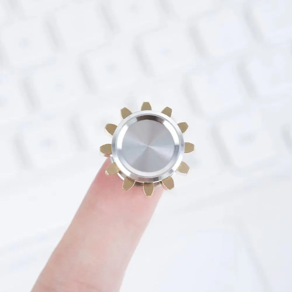 Fidget Spinner Mini Metal Gear Gyroscope Toy Antistress Portable Adults Stress Reliever Autism ADHD Kids Birthday Christmas Gift