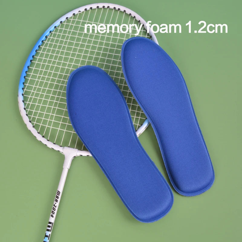 One Pair  Memory Foam Shoe Insoles Breathable Absorbing Arch Soft Comfortable Athletic Insole Shock Sport Shoes Pad Pain Relief