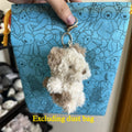 Golf Ball Plush Keychain, Rabbit, Marshmallow Keychain, Volleyball Plush Toy, Hippo, Turtle Plush JC Bag Charm