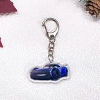 1/11Pcs Disney Cars Lightning McQueen Keychain Accessories Acrylic Charms Pendant For Bag Funny Key Holder Backpack Decoration