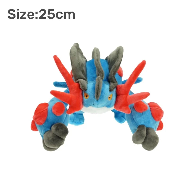 Pokemon Plush Toys Bayleef Zeraora Greninja Goodra Salamence Garchomp Zapdos Swampert Anime Figures Kid's Xmas Birthday Gift