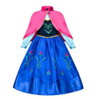Girls Princess Dress Kids Disney Cosplay Cinderella Snow White Aurora Rapunzel Halloween Costume Children Birthday Party Dresses