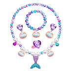 Girls Cosplay Lovely Little Mermaid Ariel Prom Princess Costumes Kids Summer Casual Dress Halloween Birthday Party Dress Up 2026