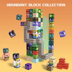 Magnetic Building Blocks Mine World Magnetic Mine Exploration Construction Brick Cube STEM Toy Set Gift for Boy Girl Children