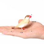 Simulation Bird Animal Kingfisher Robin Magpie Pigeon Hummingbird Model Action Figure Garden Decoration Miniature Figurines Toys