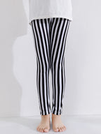 1 Pair of Cute Print Kids Baby Girl Leggings Spring Summer Children Stretch Slim Pants Suitable for 2-12 Years Girls Daily Wear