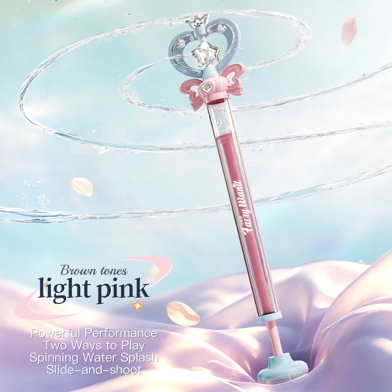 Magic Fairy Wand Water Gun Sparkling Summer Water Play Toy for Kids Adults Birthday Gift Water Battle Cannon