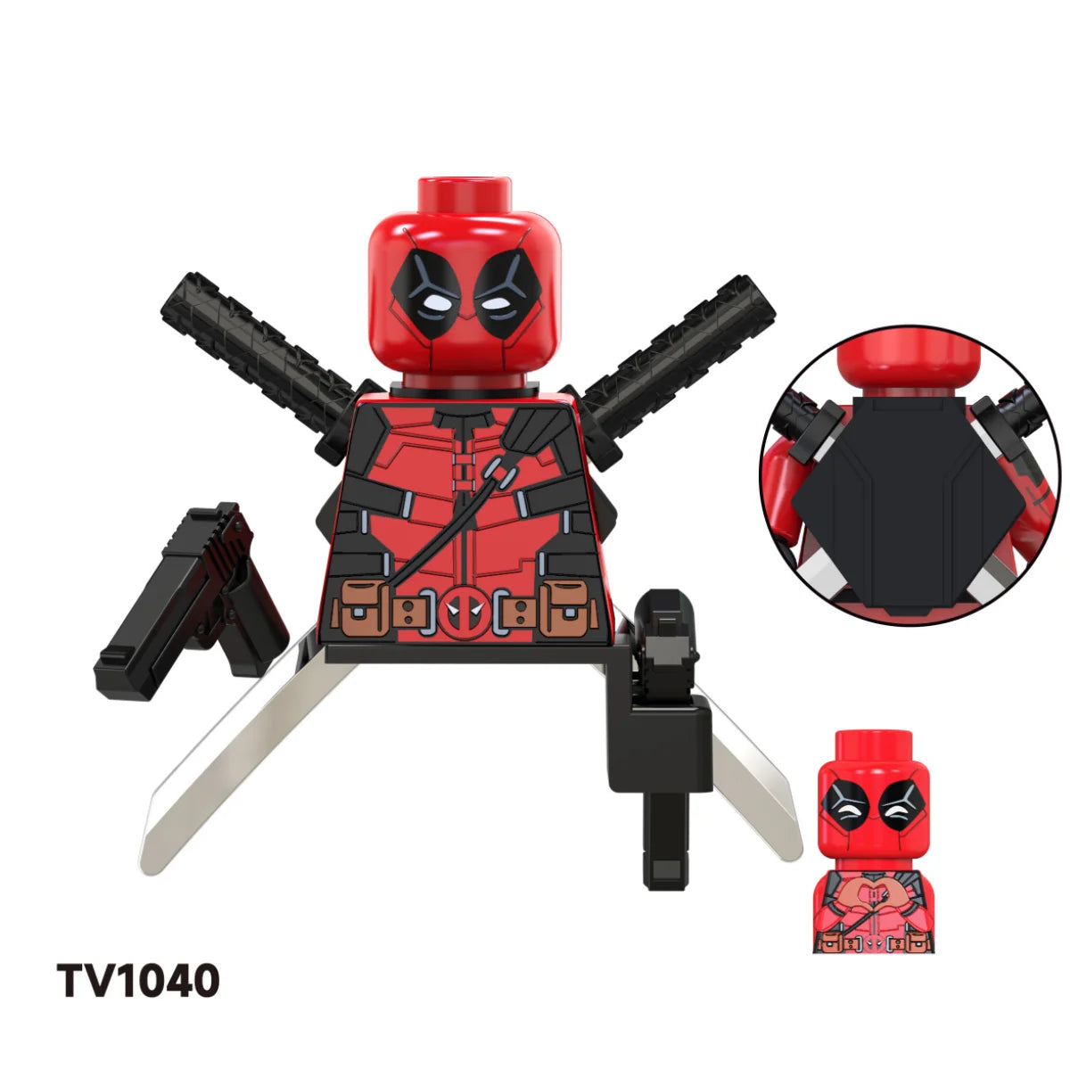 Blind Box Mini Building Blocks TV6205 Figures Big Goblin Spiderman Iron Man Venom Captain Hawk Deadpool Armor Christmas Gift Toy