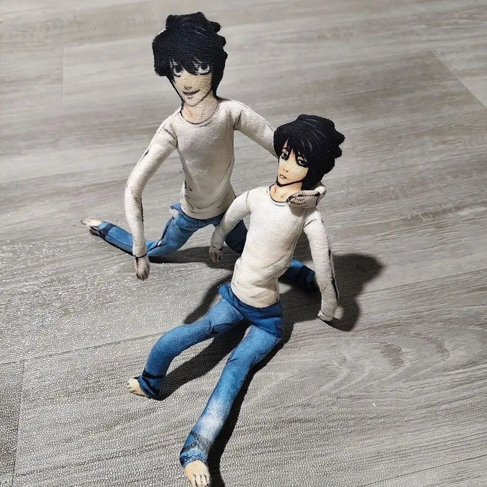 Anime Michael Jackson Cosplay Prop Doll Plush Stuffed Figure Dolls Room Decoration Abstract Joint Mobility Props Gift