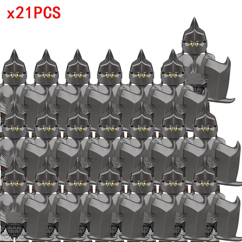 Medieval Movie Knights Building Blocks toys Lord Ring Figure Bricks Toy Christmas birthday gifts