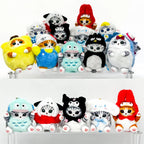 Kawaii Mofusand Cross-Dressing Sanrio Hello Kitty Kuromi Hanyodon Plush Keychain Pendant Anime Plush Backpack Pendant