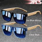 Fashion Vintage Square Square Frame Sunglasses Men Women Fishing Driving Man Luxury Brand Designer Sun Glasses UV400 Eyewear