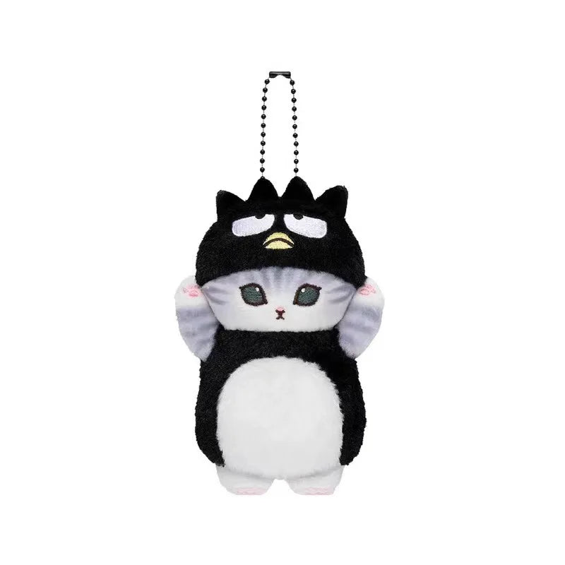 Kawaii Mofusand Cross-Dressing Sanrio Hello Kitty Kuromi Hanyodon Plush Keychain Pendant Anime Plush Backpack Pendant