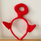 1 cute polyester headband, woven face mask headband, fun accessory for regular hair, no electricity or batteries required