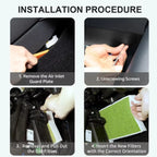 Car Cabin Filter With Activated Carbon Air Conditioning Filter Suitable For Tesla Model 3 Y Automotive Air Filter Bring Tools