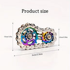 Rainbow Fidget Spinner Zinc Alloy Mechanical Bike Chain Gear Sprocket Flywheel Silent Hand Spinner Iridescent Colorful Stress