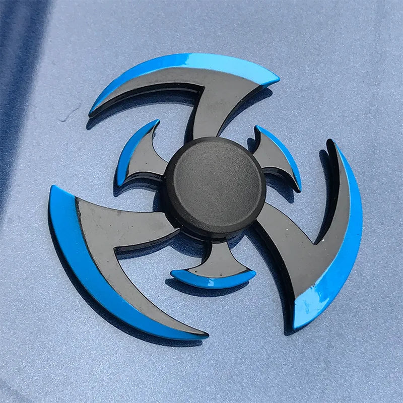 Fidget Spinner Anime Game Cartoon Fingertip Gyroscope Metal Zinc Alloy Mute Hand Spinner Smooth Electroplate Stress Relief Toys