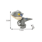 Jurassic Finger Dinosaur Triceratops Tyrannosaurus Model Toys for Kids Creative Finger Biting Dinosaurs Interactive Toy Boy Gift