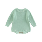 0-2Y Knitting Newborn Baby Girl Boy Spring Autumn Clothes Cute Long Sleeve Sweater Romper Jumpsuit Casual New born Outfits
