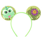 2026 Festival Party Cosplay Mouse Ears Headband 3.3" Ears Glitter Hairband For Boys Girls DIY Cartoon Hair Accessories